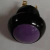 P9-113127 Otto Two Circuit Momentary Push Button Switch With Flush Violet Button