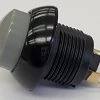 P9-211228 Otto Momentary On, Normally Open Push Button With Gray Raised Cap