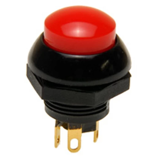 P9-213121 Two Circuit Momentary Otto Push Button With Raised Red Button