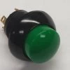 P9-213125 Otto Momentary Push Button Switch With Raised Green Button