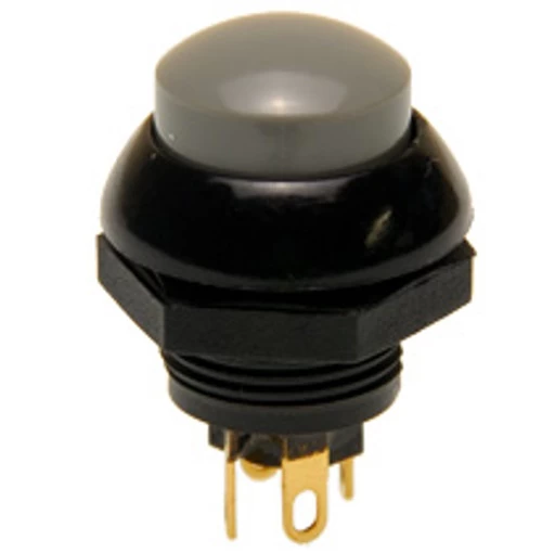P9-213128 Otto Two Circuit Momentary Push Button With Gray Raised Button