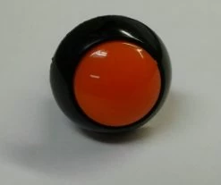 P9-113123 Otto Two Circuit Momentary Push Button Switch With Flush Orange Button