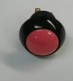 P9-11312P Otto Two Circuit Momentary Push Button Switch With Flush Pink Button