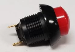 P9M-211121 Otto Latching On-Off Sealed Push Button Switch, Raised Red Button
