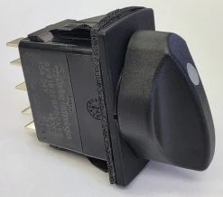 RV61B2F8PDC-K9C V Series Rotary Switch, On-On-On, 3 Leds, White, Amber & Red