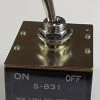 S-831 NKK 30 Amp Box Toggle Switch, 3 Pole On-Off, Screw Terminals