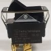 TIGK54-1L-BL-FN Double Pole On-Off Tippette Rocker W/Screw Terminals
