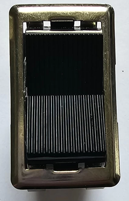 TIGM5M-1L-BL-FN Double Pole, Double Momentary, Spring Return To Center Off Position, Silver Bezel - Image 3