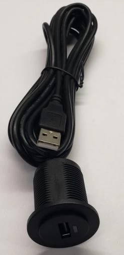 Single Port USB Charger With LED Indicator And 12 Foot Long Cord