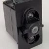 V1D2UXXB Carling V Series On-Off Rocker Switch 2 Independent White LEDs, Spade Terminals