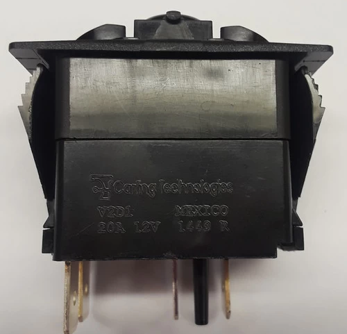 V2D1AN0B Carling Momentary On -Off Rocker Switch With Single Amber Led