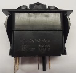 V2D1AT0B Carling Momentary On -Off Rocker Switch With Super Bright Red Led