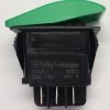VJDAS00B-AZX00-XGRN1 Carling V Series Double Pole On-Off-On Rocker Switch, No Lamps