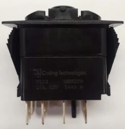 VLD1AT0B-00000-000, Carling Rocker, Independent Super Bright Red Led, Double Momentary