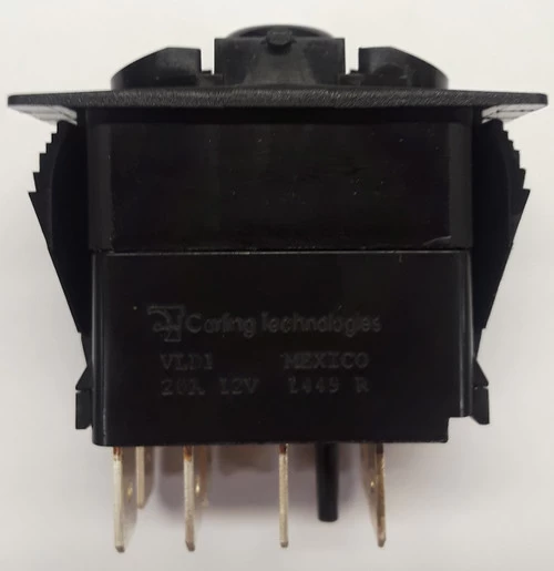 VLD1AT0B-00000-000, Carling Rocker, Independent Super Bright Red Led, Double Momentary