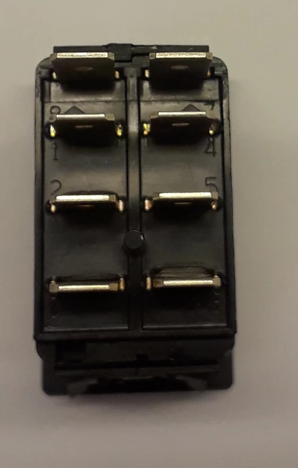 VLD1AT0B-00000-000, Carling Rocker, Independent Super Bright Red Led, Double Momentary - Image 3