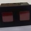 VP166-B11RR-00000 Carling 12 Volt Incandescent Rectangular Red Indicator Light
