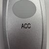 Accessory Rocker Switch Cap, Nickel With 1 White Lens, ACC Icon, Carling V Series