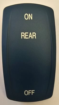 Carling V Series Blue Rocker Switch On Rear Off